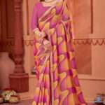 Multicolour Crepe Casual Saree