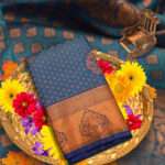 Blue Kanchipuram Silk Saree