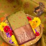 Light Green Kanchipuram Silk Saree