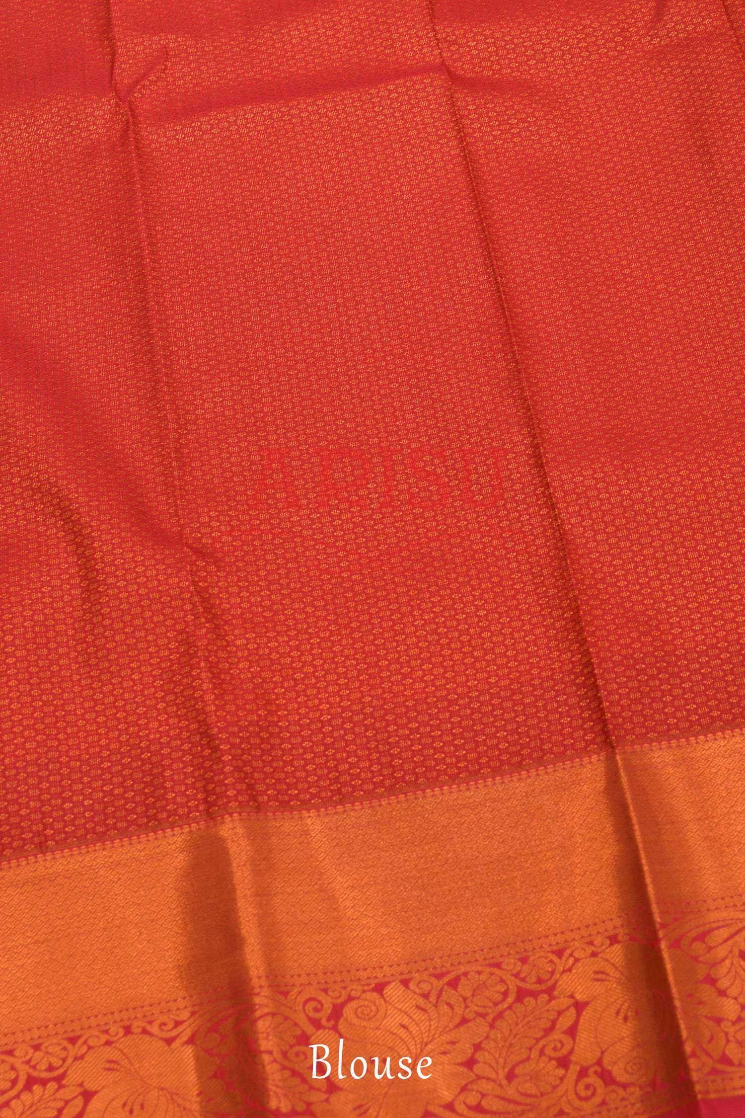 Grey Kanchipuram Silks Saree - Image 5