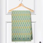 Light Green Printed Cotton Saree
